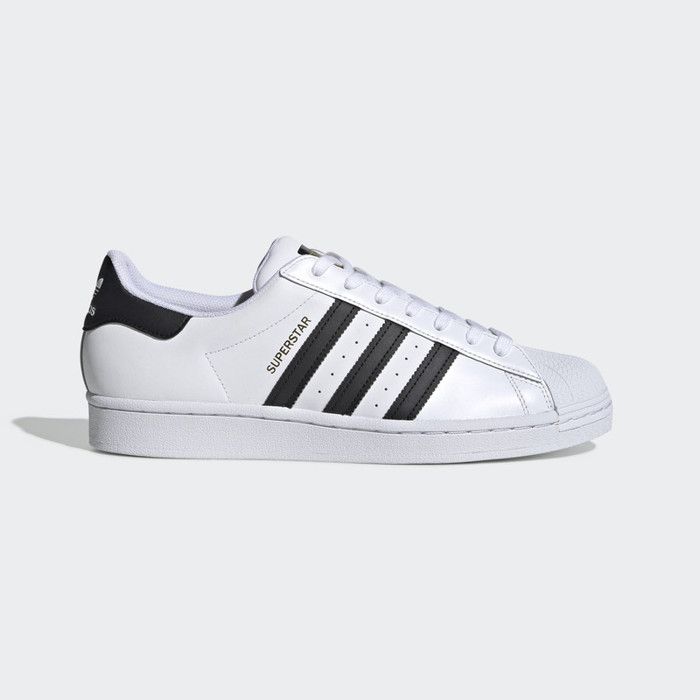 Baskets - ADIDAS ORIGINALS - Superstar 50 - Cuir - Blanc/Noir - Talon Plat