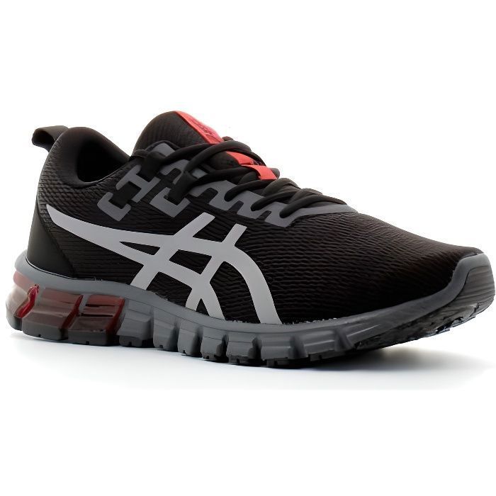 BASKET - asics gel quantum 90 noir-rouge