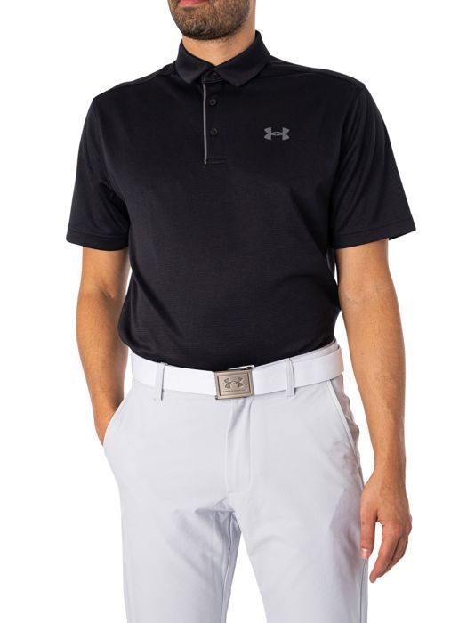 T-Shirt Homme - Under Armour - Tech Polo XXL - Manches courtes - Noir - Respirant