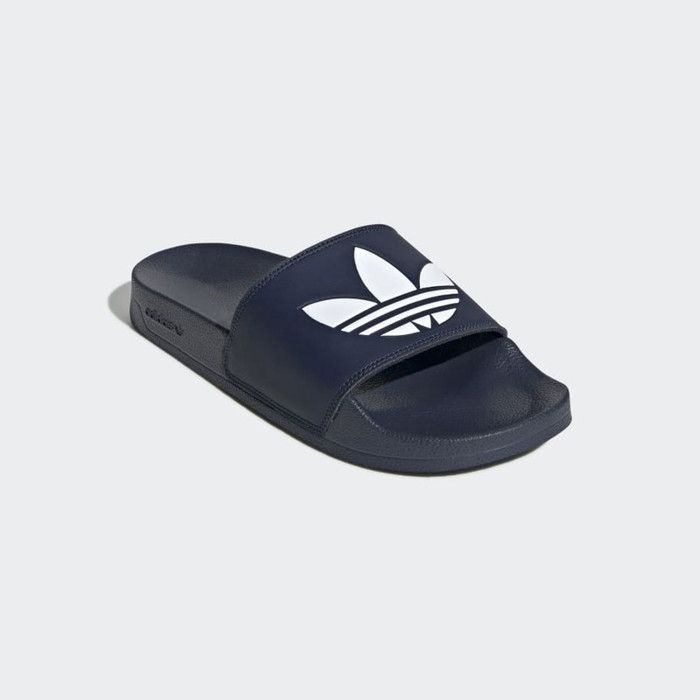 Sandale mixte ADILETTE LITE - ADIDAS ORIGINALS - Bleu marine/blanc/bleu marine - Bride en synthétique