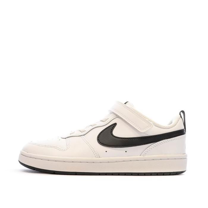 Baskets Nike Court Borough - Enfant - Blanc - Scratch