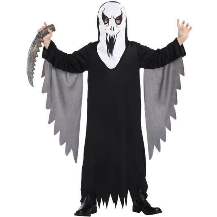 Déguisement de Fantôme ou Spectre Noir pour garçon.