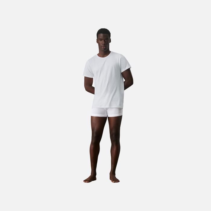 T-shirts - Calvin Klein - Lounge Crew - Pack de 3 - Col rond - Manches courtes - Blanc