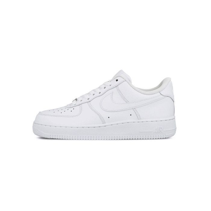 Basket Nike AIR FORCE 1 07 - Blanc - Cuir - Lacets - Adulte - Mixte