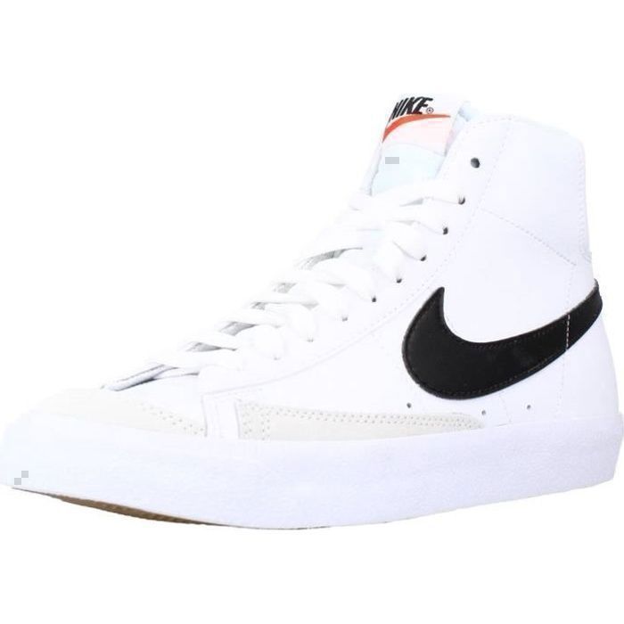Basket Nike BLAZER MID '77 - Femme - Blanc - Textile - Lacets