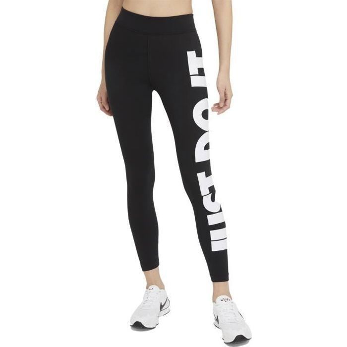 Legging Femme - Nike - W LEGGING JDI - Noir - Taille haute - Coupe près du corps