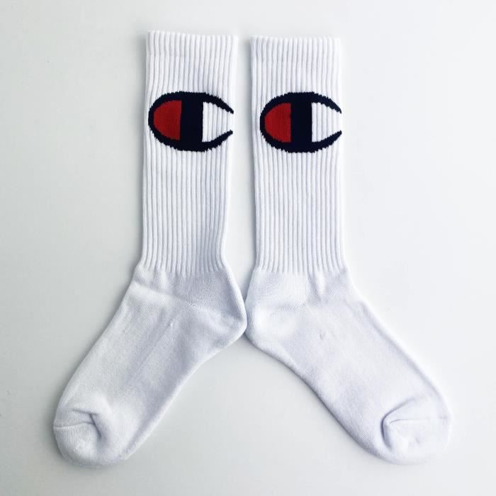 Chaussettes Crew Rochester Big 'C' - CHAMP/Y08SX/BLANC/02