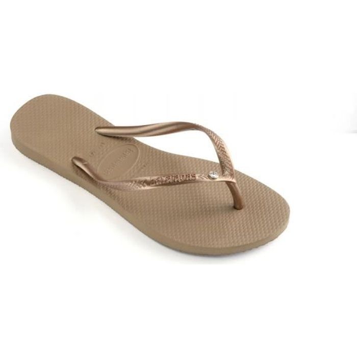 HAVAIANAS, Slim crystal sw ii, Rose gold