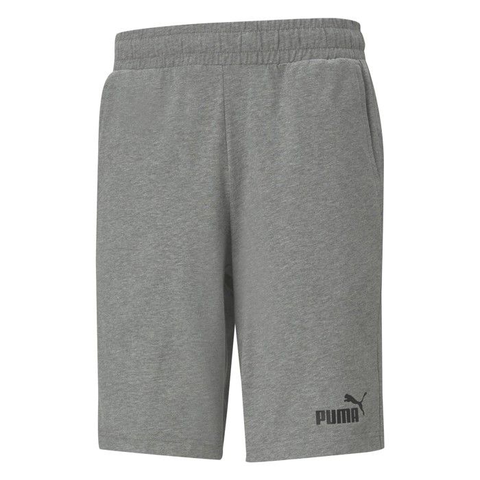 Short - Puma - Ess Jersey - Noir - 100% Coton - Élastique à la taille