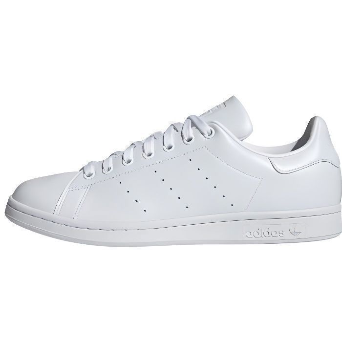 Basket adidas Originals STAN SMITH - Homme - Cuir - Blanc - Lacets