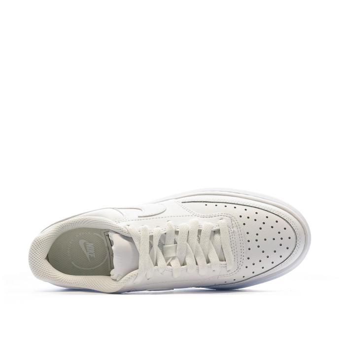 Baskets - NIKE - Court Vision Alta - Blanc - Lacets - Talon Plat - Marjane Mall - Image 4
