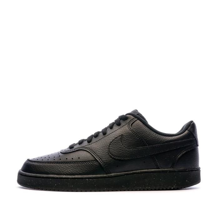 Baskets - Nike - Court Vision Low - Noir - Tige Synthétique - Lacets
