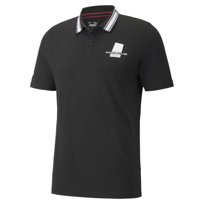 Polo Puma PL - Réf. 531960-01. Couleur : Noir