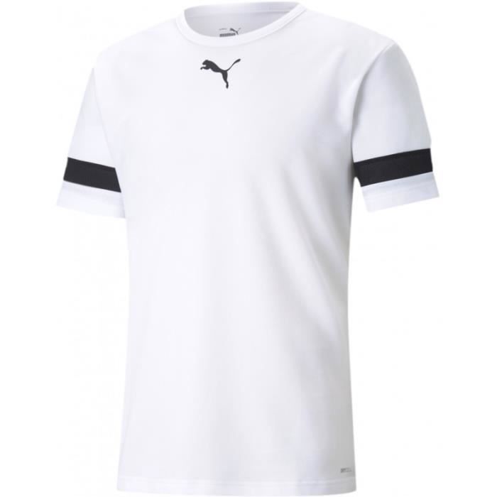 Maillot d'entraînement - Puma - Teamrise - Blanc/noir - Manches courtes - Respirant