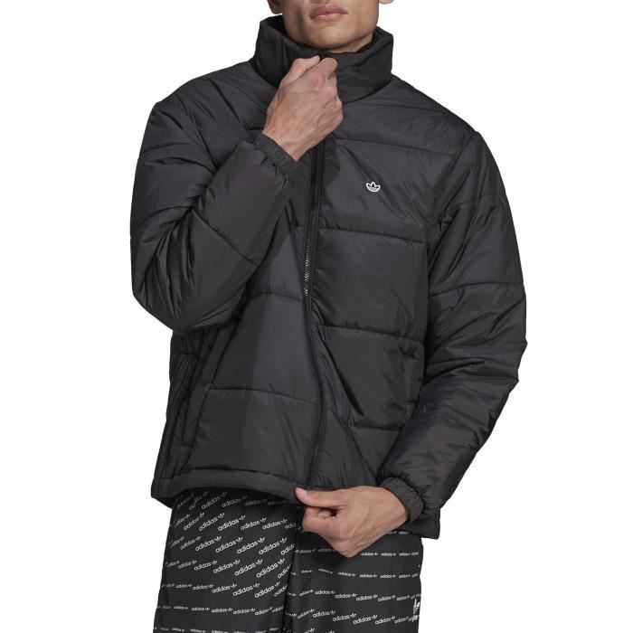 Adidas Veste En Duvet pour Homme Padded Stand Collar Puffer Noir H13551