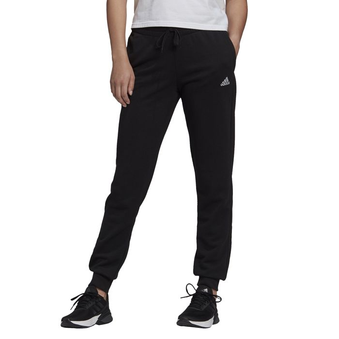 Adidas Pantalon Essentials French Terry Logo Noir - GM5526