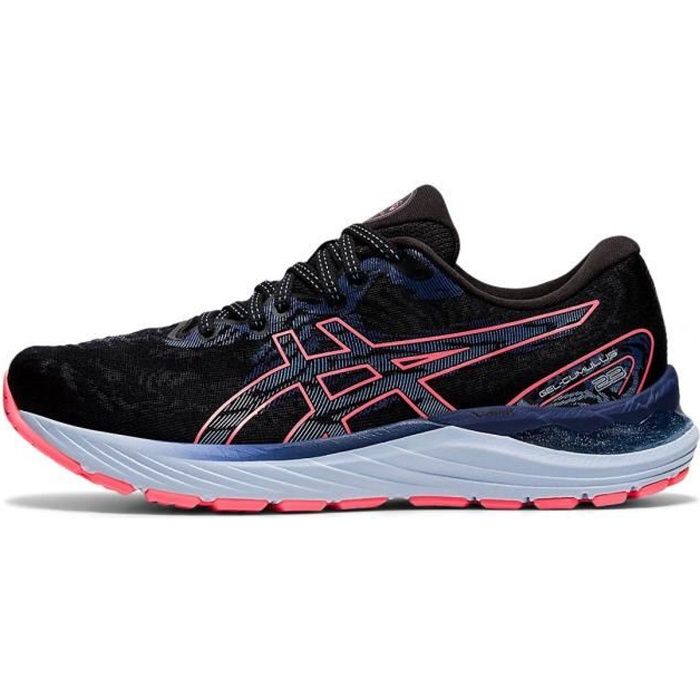Chaussures Asics Gel Cumulus 23 noir / rose femme