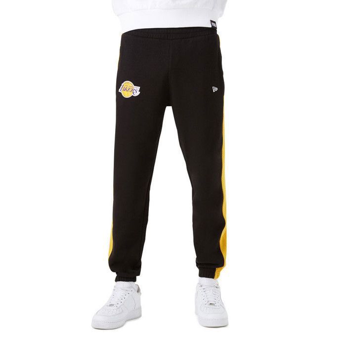 Pantalon de survêtement New Era NBA TEAM LOGO LA LAKERS - Homme - Noir - Indoor - Manches longues