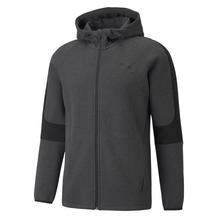 Sweatshirt - Puma - Evostripe Core Fz - Noir - Manches longues - Capuche