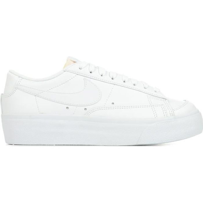 Baskets - Nike - Blazer Low Platform - Cuir - Lacets - Plateau