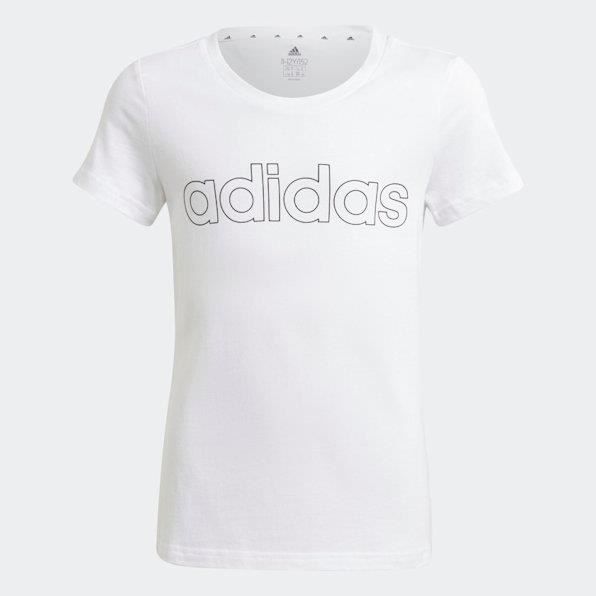 T-shirt - ADIDAS - G LIN T - 100% coton - Manches courtes - Col arrondi