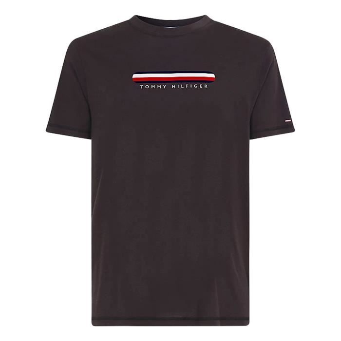 Tee shirt - Tommy Jeans - Noir - Manches courtes - Col rond - Confortable