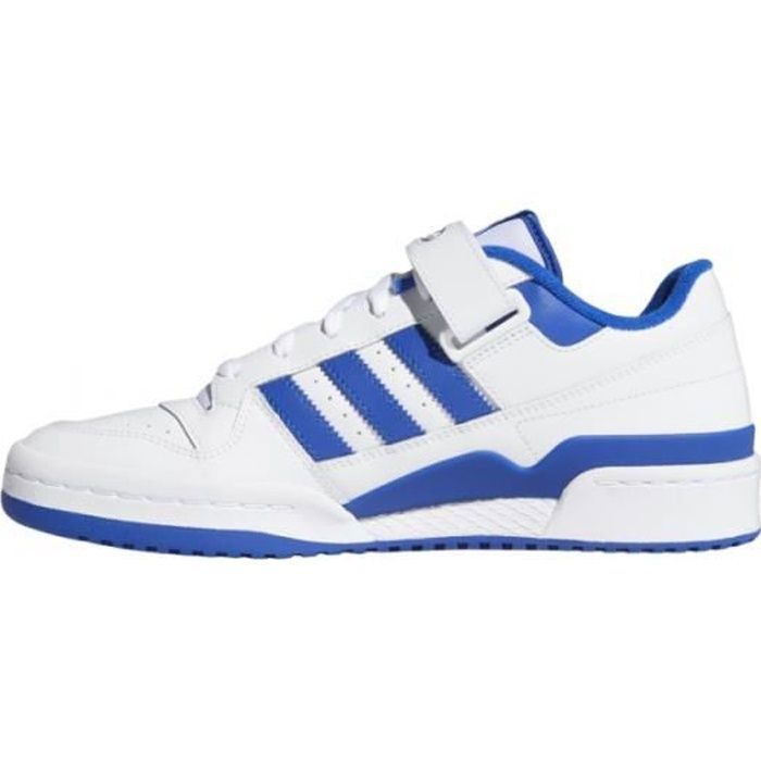 Basket - adidas Originals - FORUM LOW - Cuir - Blanc - Lacets