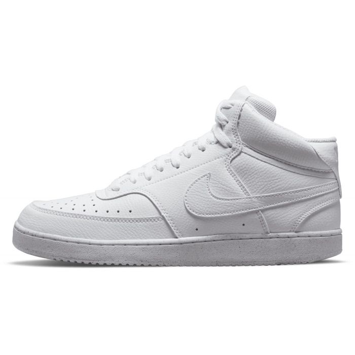 Chaussure - Nike - Court Vision Mid Next Nature - Blanc - Synthétique - Lacets