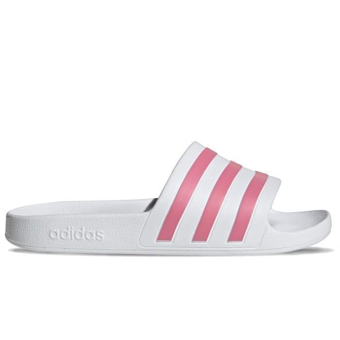 Claquette pour Femme - ADIDAS - Adilette Aqua GZ5237 - Blanc - Synthétique - A élastique
