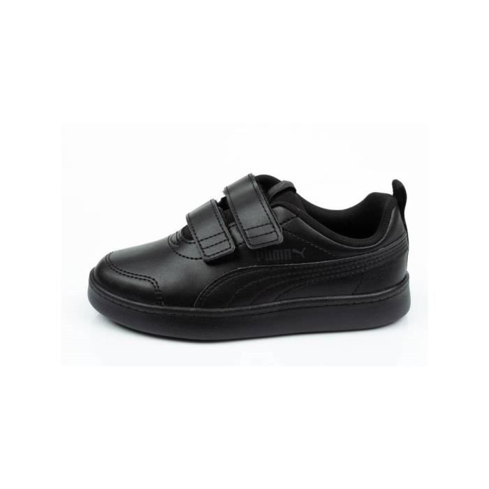 PUMA Baskets Courtflex Infants Noir - Mixte/Enfant