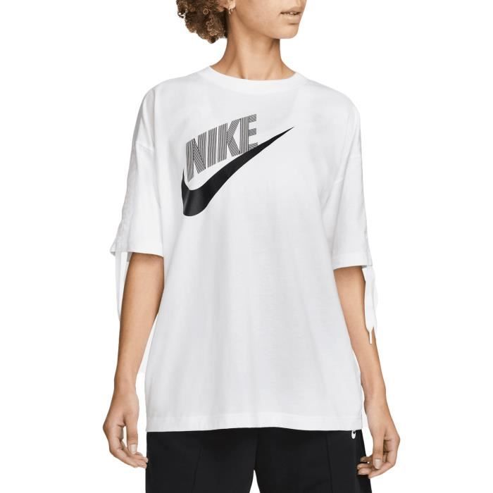 Nike T-shirt pour Femme Top Dnc Blanc DV0335-100