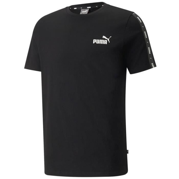 T-shirt PUMA Ess Tape Noir - Homme/Adulte