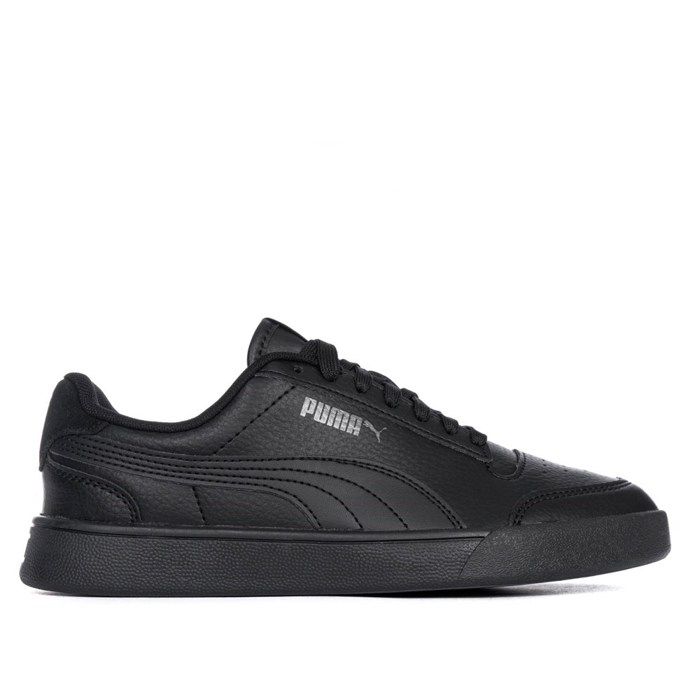 Chaussures - PUMA - Shuffle - Noir - Homme - Lacets - Plat
