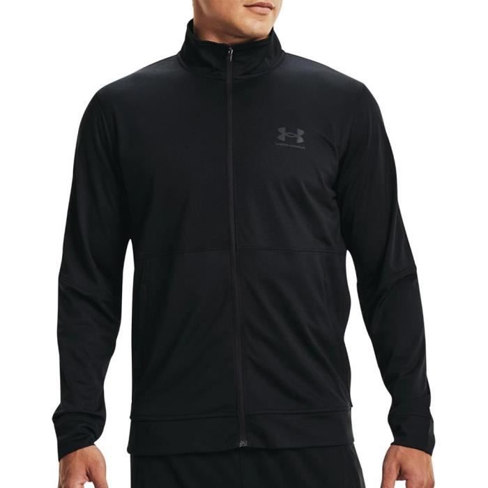 Veste de survêtement Noir Homme Under Armour Pique Track