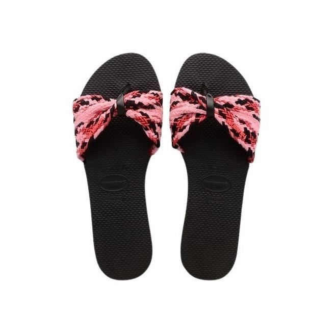 Tongs femme Havaianas You St Tropez Mesh - noir - 39/40