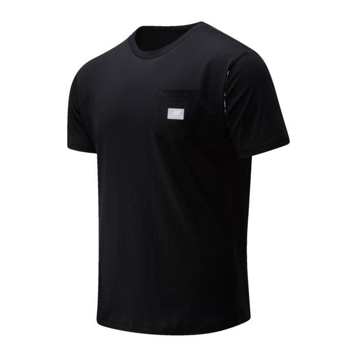 T-shirt New Balanceathletics pocket - black - L