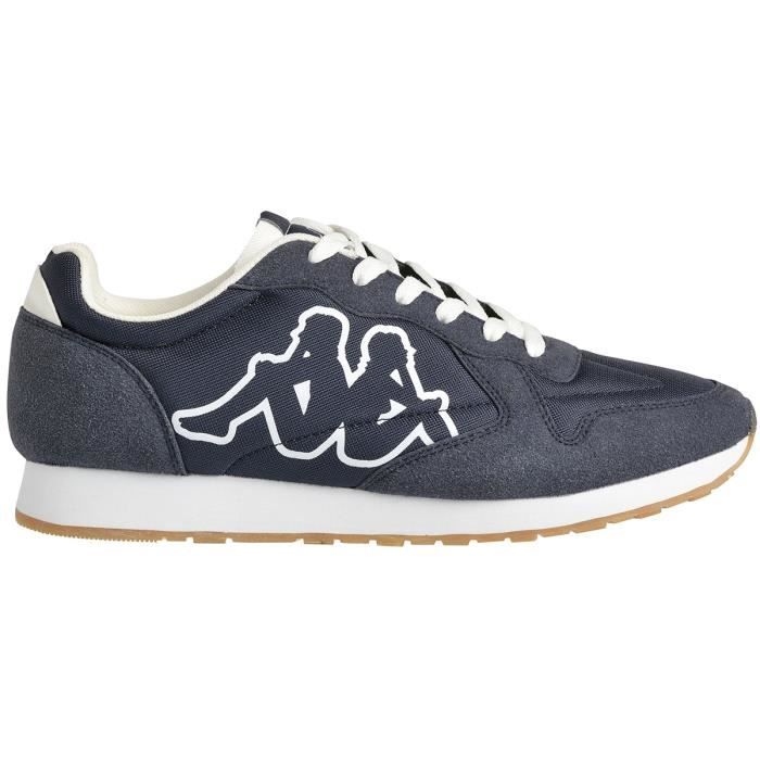 Sneakers Komaya pour Homme - Bleu marine, blanc - KAPPA - Polyuréthane - Look running rétro