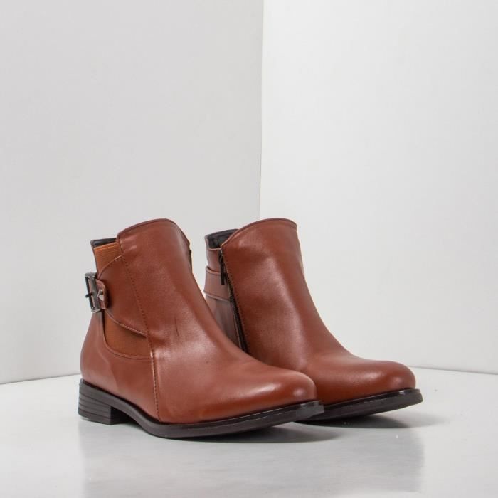 Bottines   Tabac