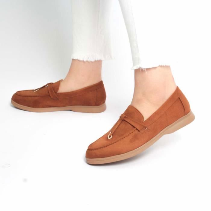 Mocassins en Tabac
