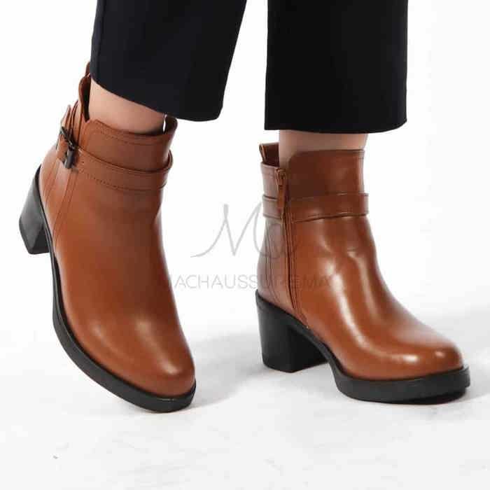 Bottes Femme - Tabac - Haute - Chic - Confortables