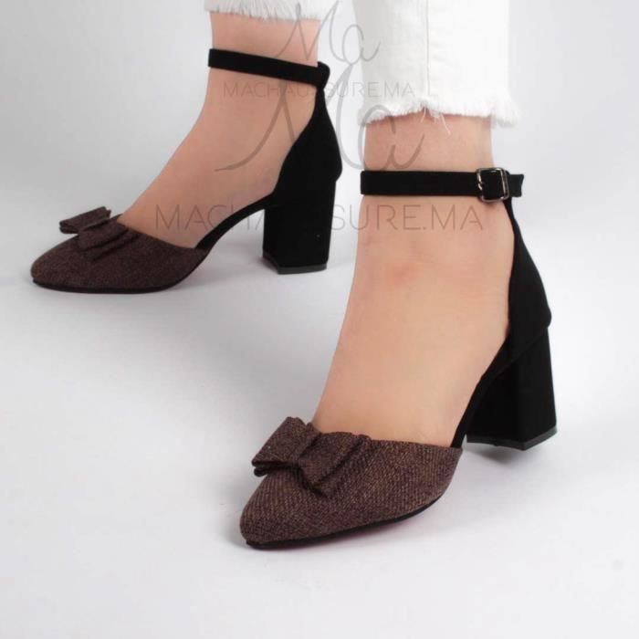 Escarpins    en Marron
