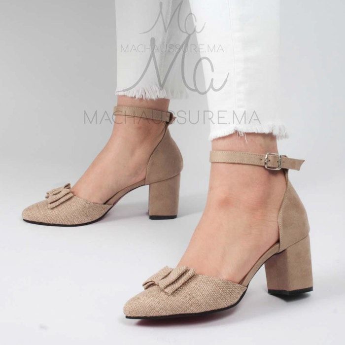 BELLE-Escarpins en beige