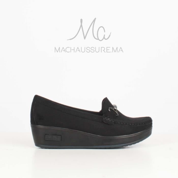 Mocassin compensé - Machaussure - Confort - Qualité - Pas cher