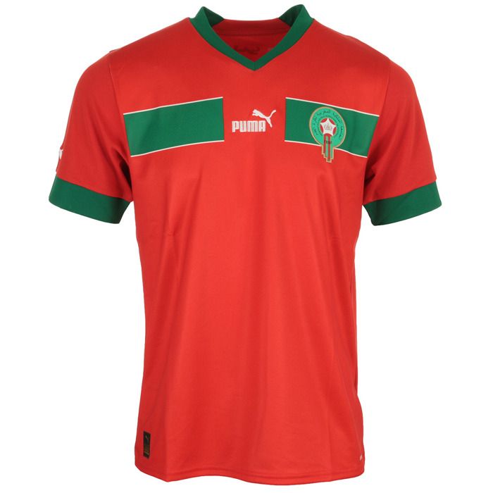 Maillot domicile Maroc 2022/23 - rouge/vert
