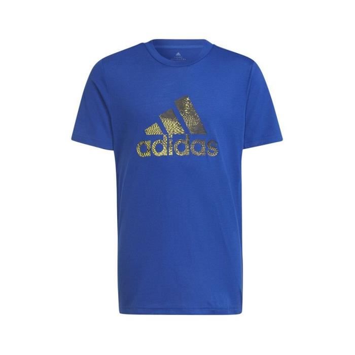 T-shirt ADIDAS Hiit Prime Tee JR Bleu