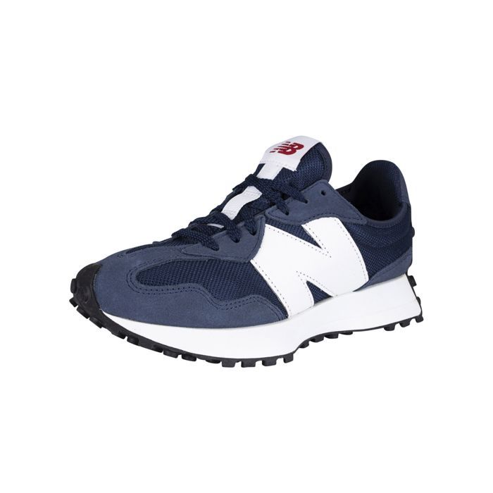 Basket New Balance 327 - Enfant - Homme - Bleu marine - Lacets - Daim et textile