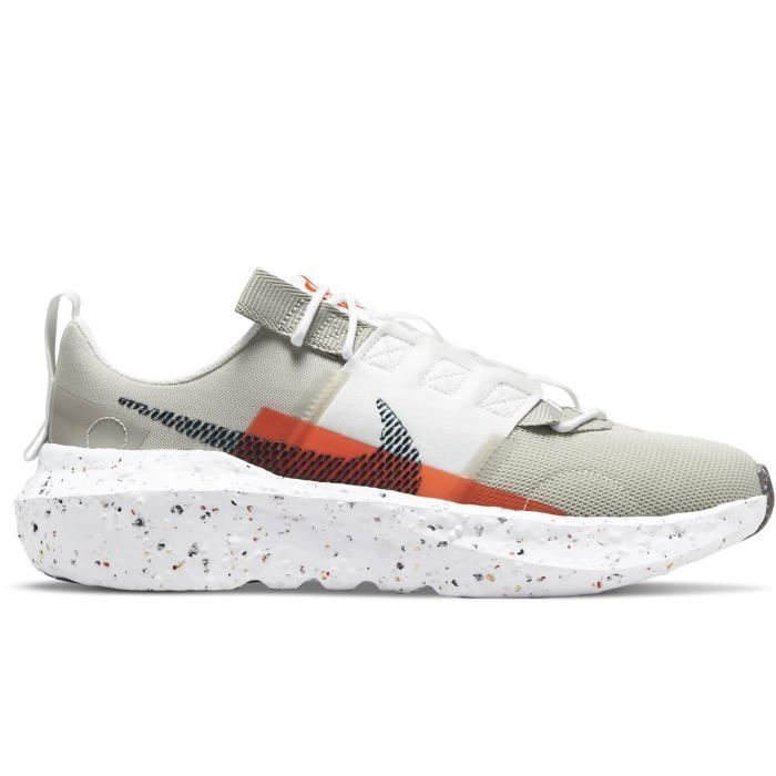 Chaussures Nike Crater Impact pour Homme - Gris - Lacets - Plat - Synthétique