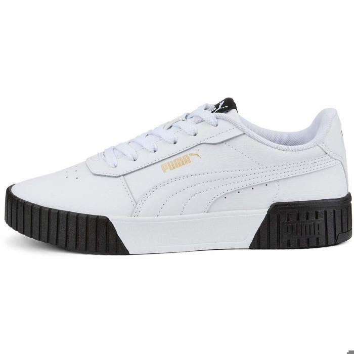 Baskets - Puma - Carina 2.0 - Cuir - Blanc/Noir - Confort exceptionnel