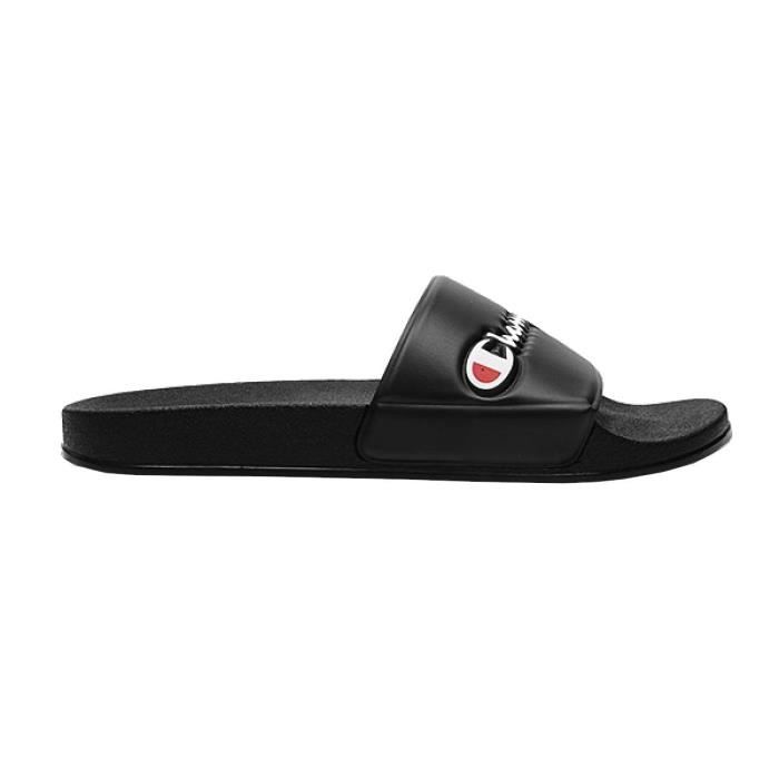Sandales - CHAMPION - ROCHESTER SLIDE VARSITY - Noir - Adulte - Mixte
