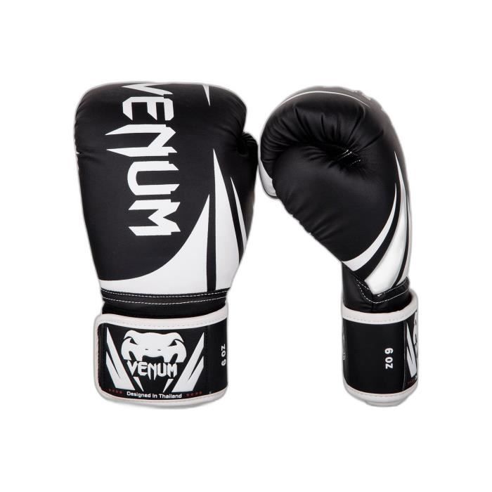 Gants de boxe enfant Venum Challenger 2.0 - noir/blanc - 4 oz